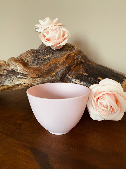 Soft pink flexible bowl